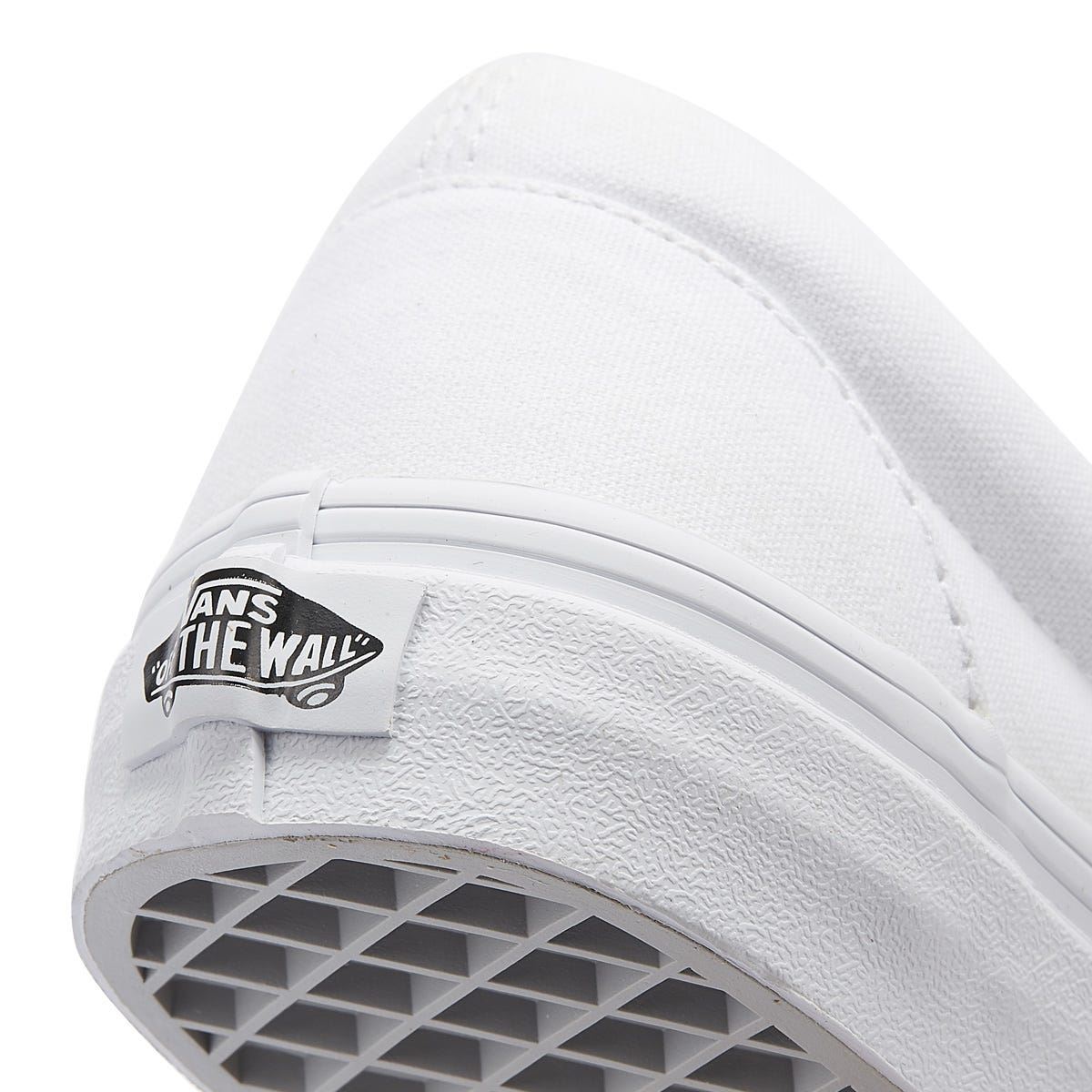Vans Classic Slip on Women's True White Canvas Trainers