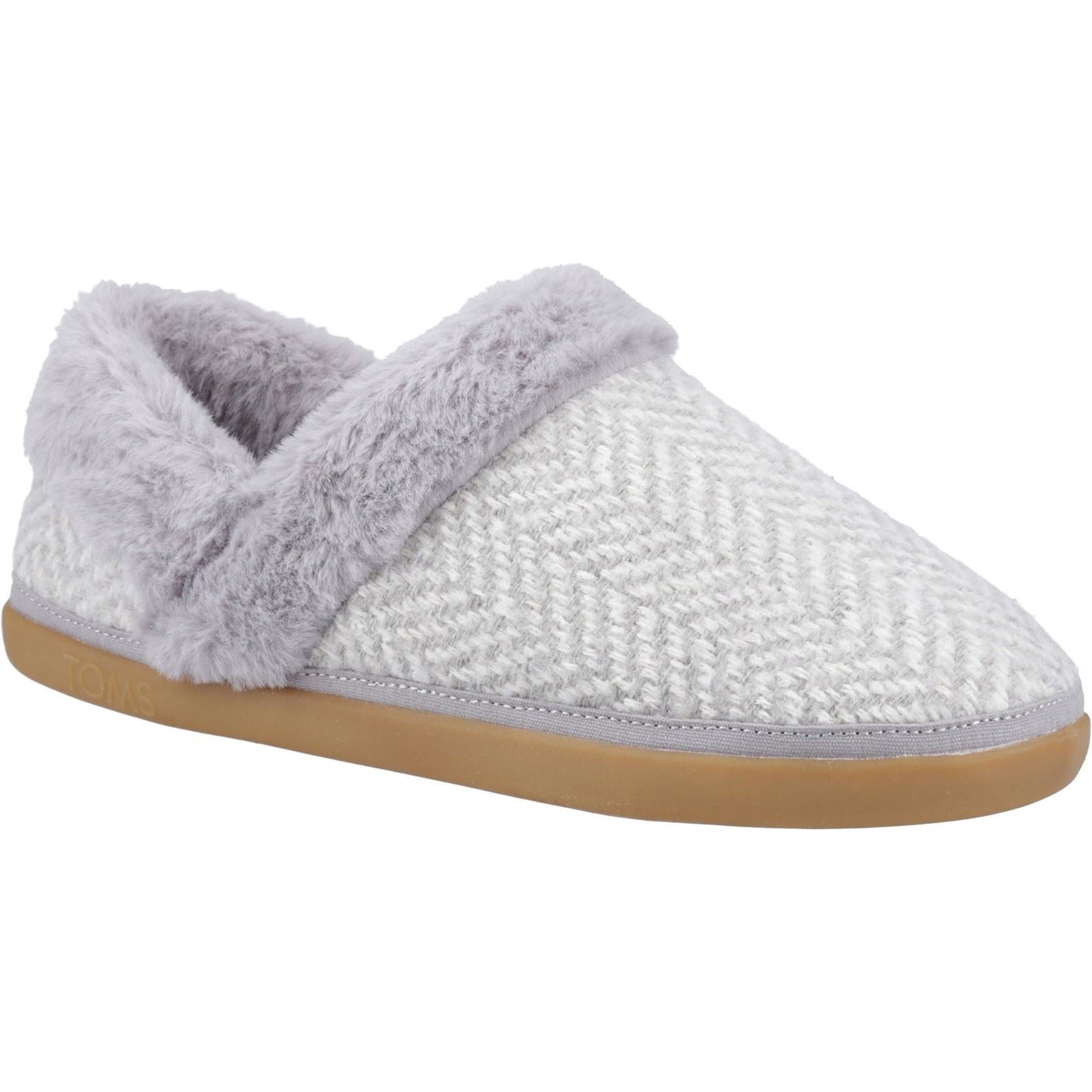 TOMS Oslo Polyester Women's Drizzle Grey Slippers