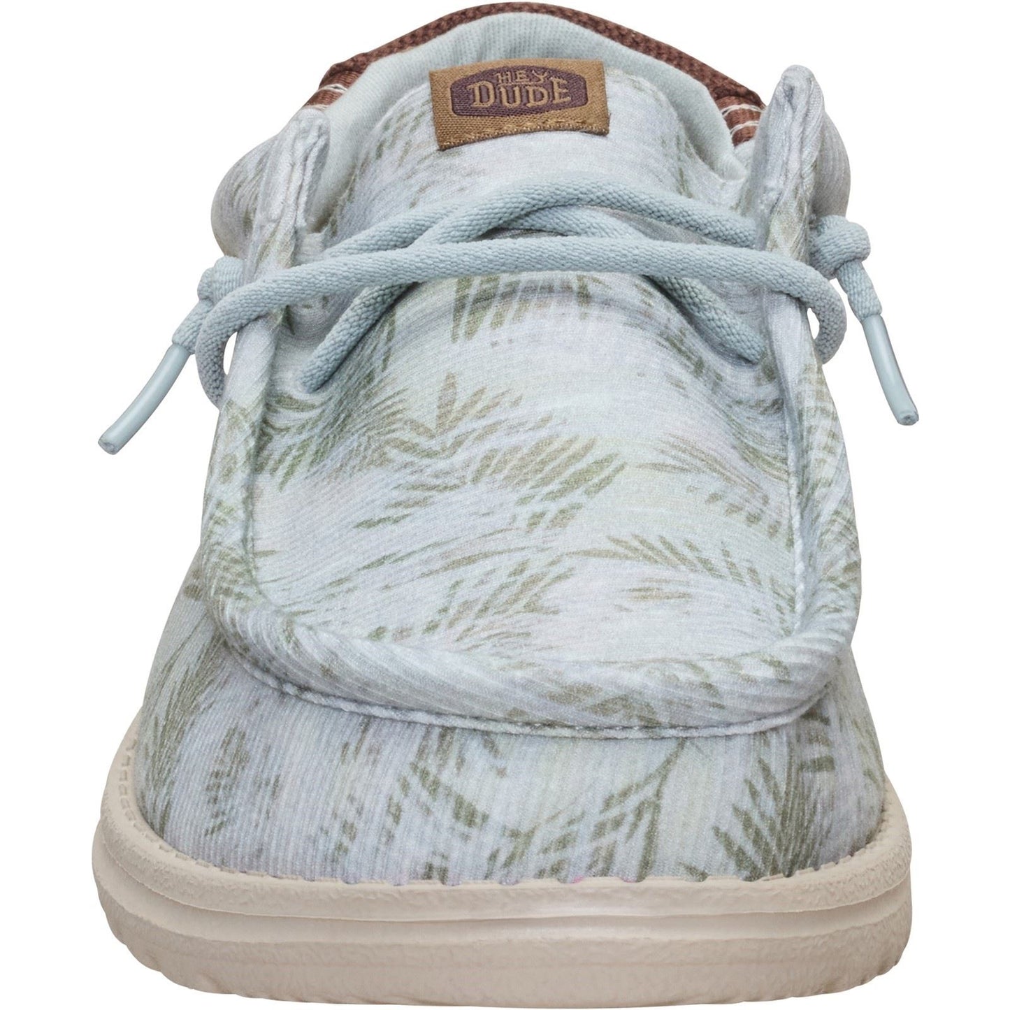 HEYDUDE Wally Washed Textile Men's Harbour Green/Multi Loafers