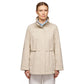 Geox Women's W CLAUDIN JACKET in Brown Rice