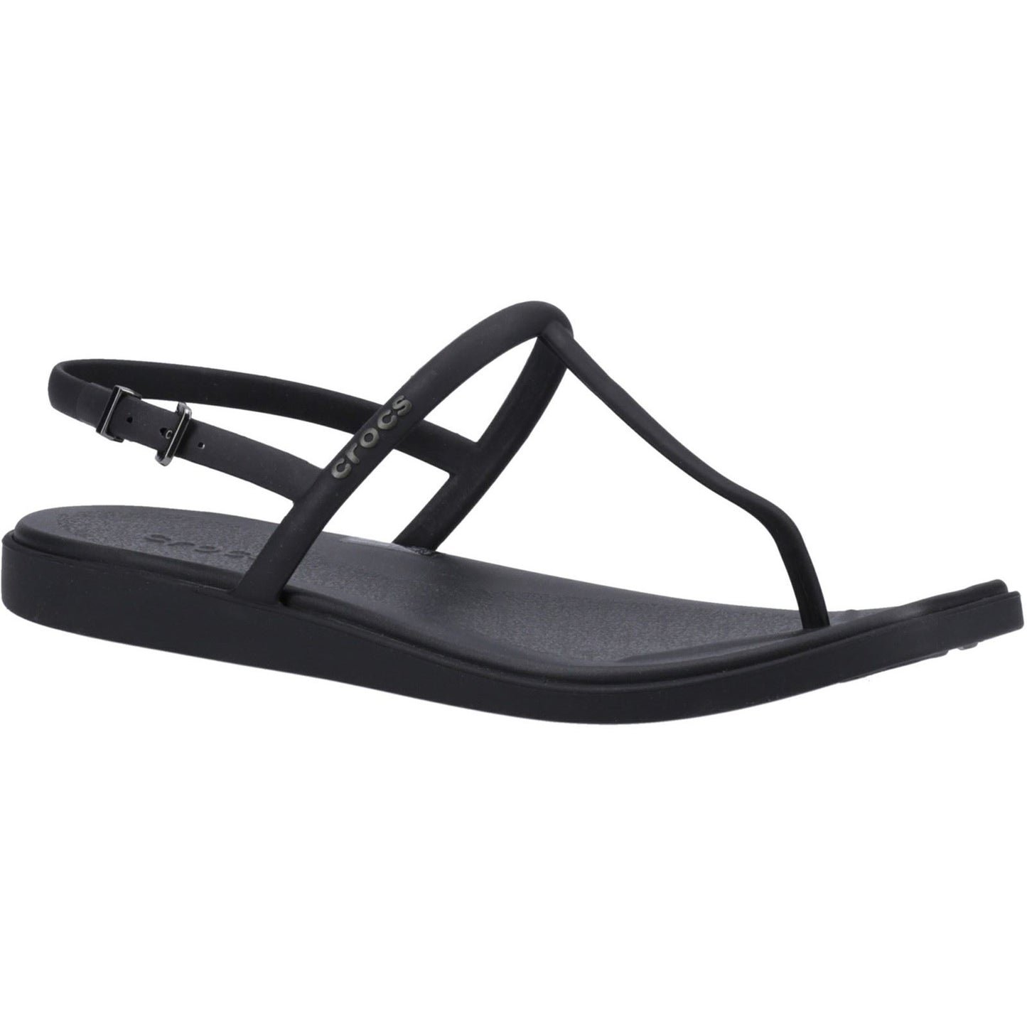 Crocs Miami Thong Flip TPU Women's Black Sandals