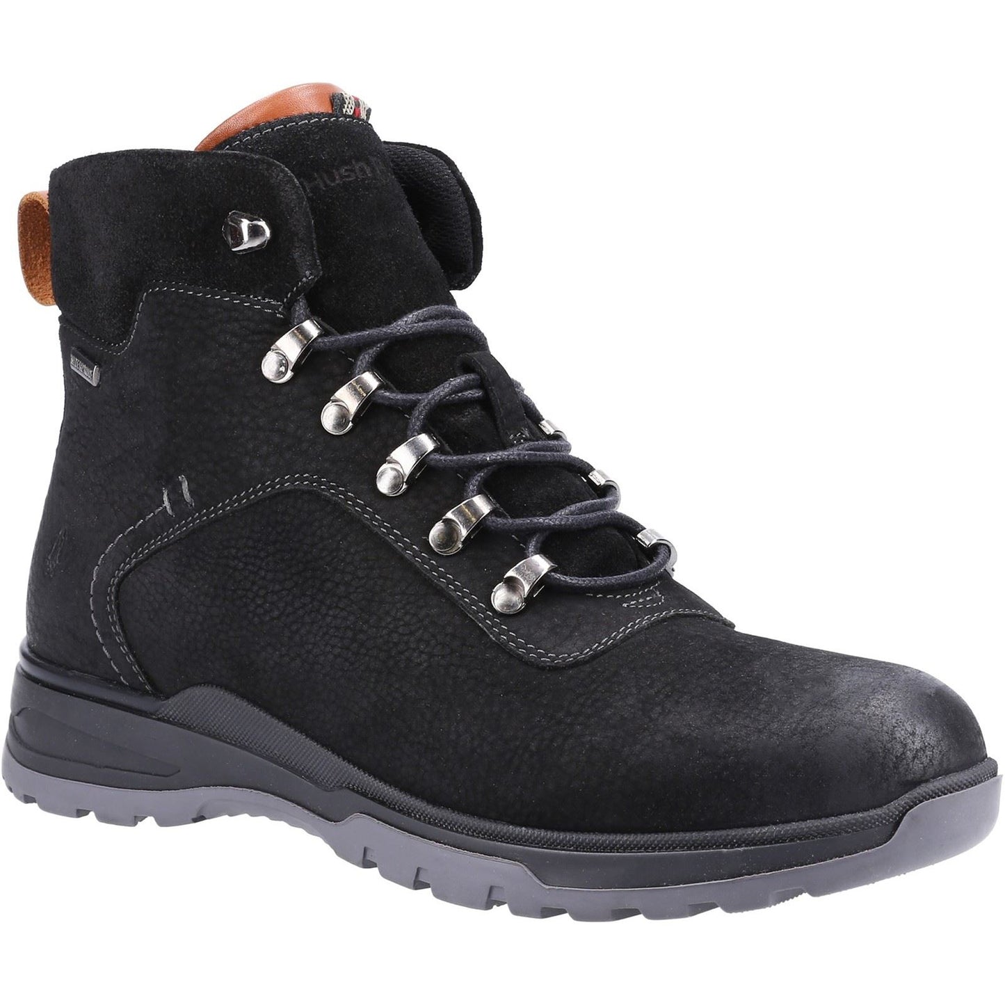 Hush Puppies Men's Paul Boot in Black Nubuck