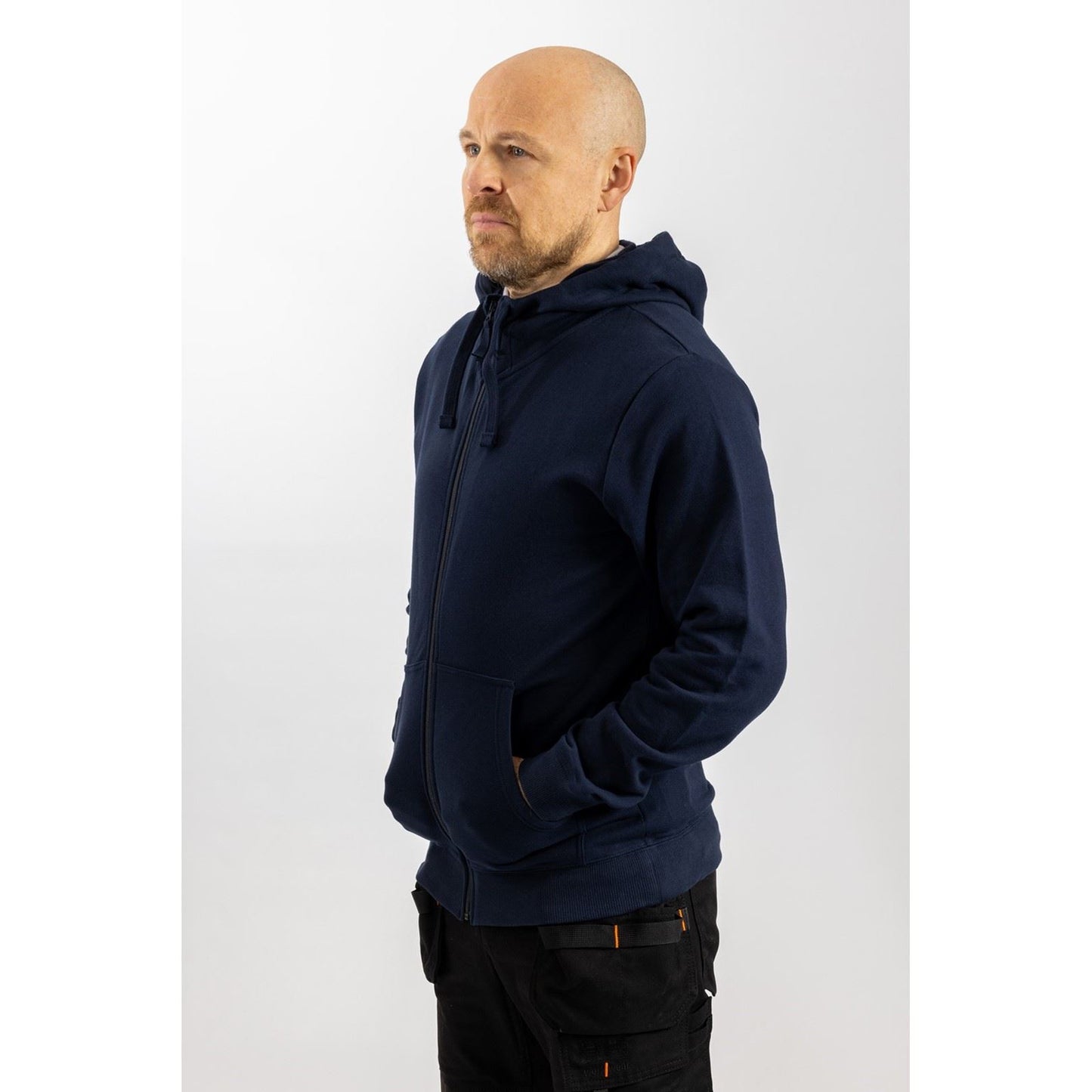 Helly Hansen Workwear Men's Manchester Zip Hoodie in Navy