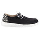 HEYDUDE Women's Wendy Leopard Shoe in Black/Leopard
