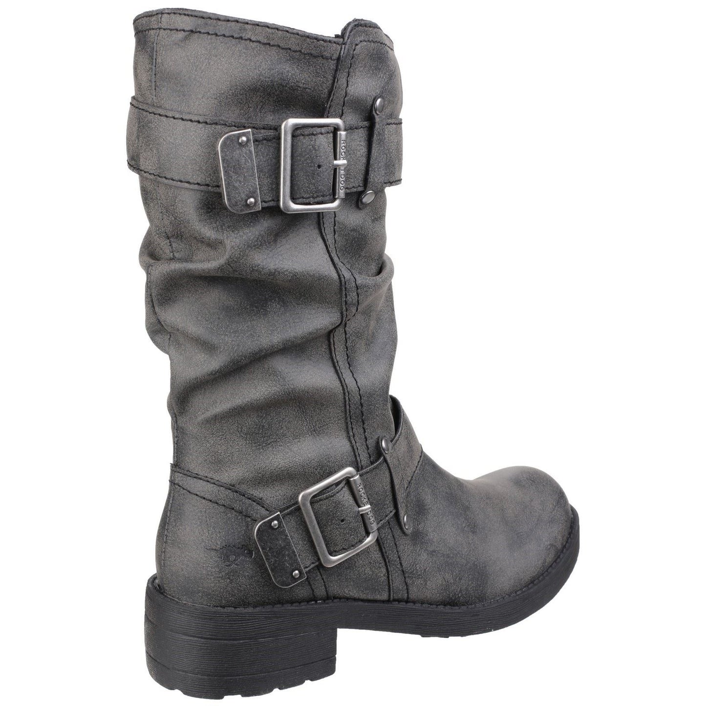 Rocket Dog Women's Trumble Biker Boot in Black