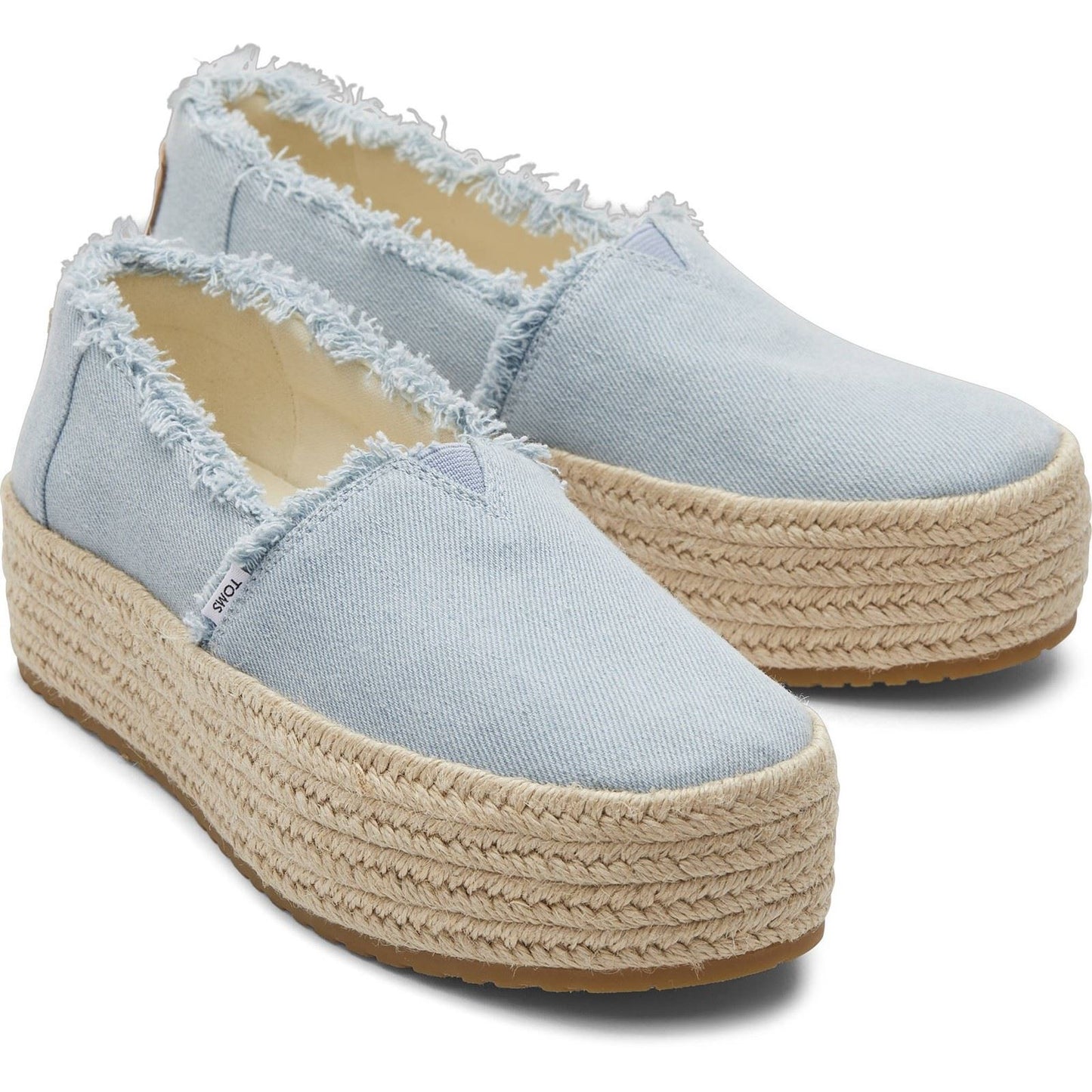 TOMS Women's Valencia Espadrille in Pastel Blue