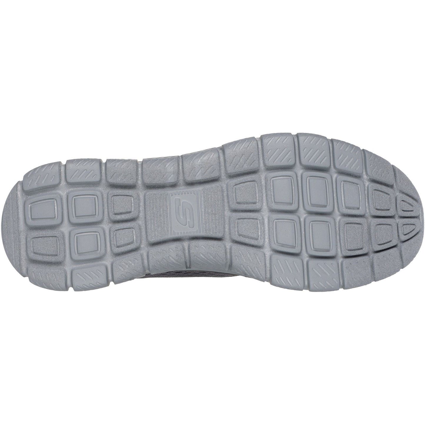 Skechers Track Leshur Polyester Men's Charcoal/Orange Trainers