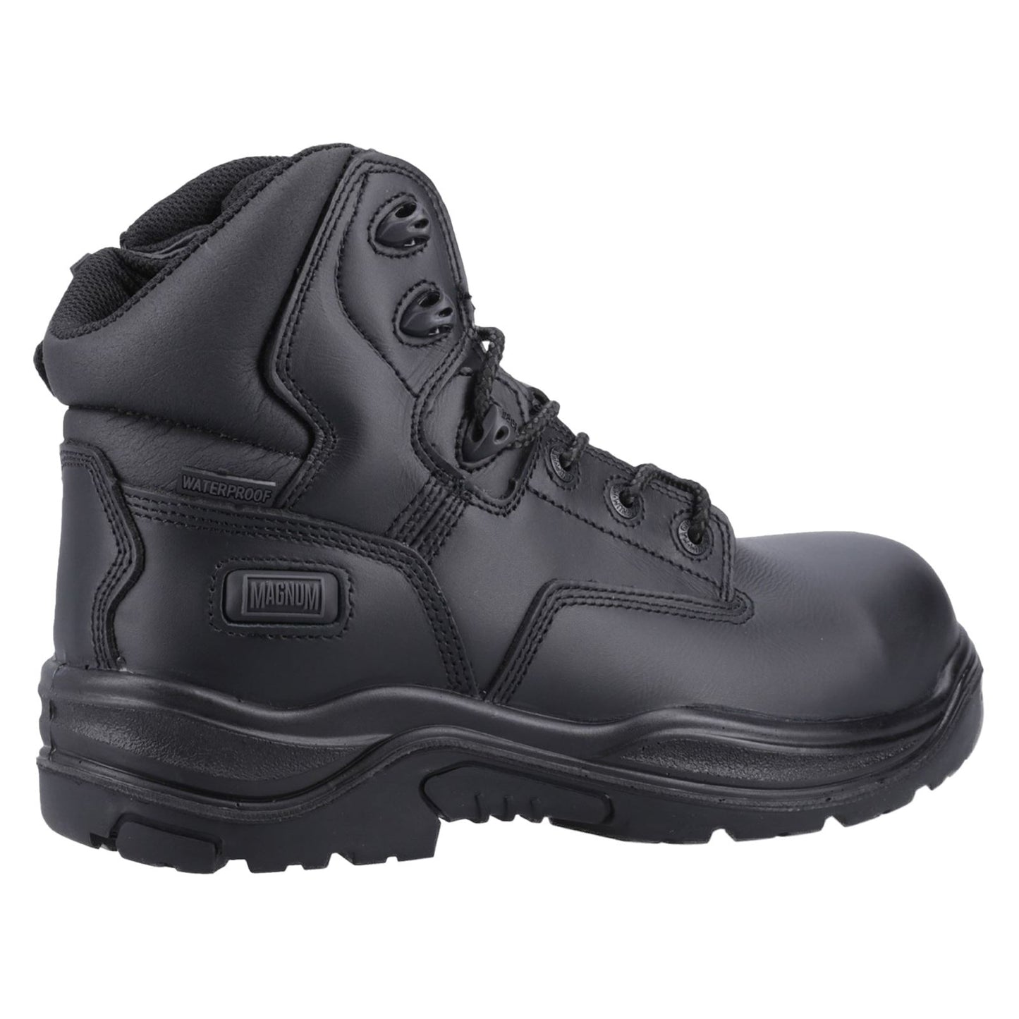 Magnum Responder Side-Zip CT CP WP Uniform Safety Boot in Black