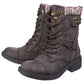 Rocket Dog Women's Thunder Galaxy Biker Boot in Brown Galaxy