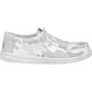 HEYDUDE Men's Wally Washed Camo Shoe in Greyscale Desert Camo