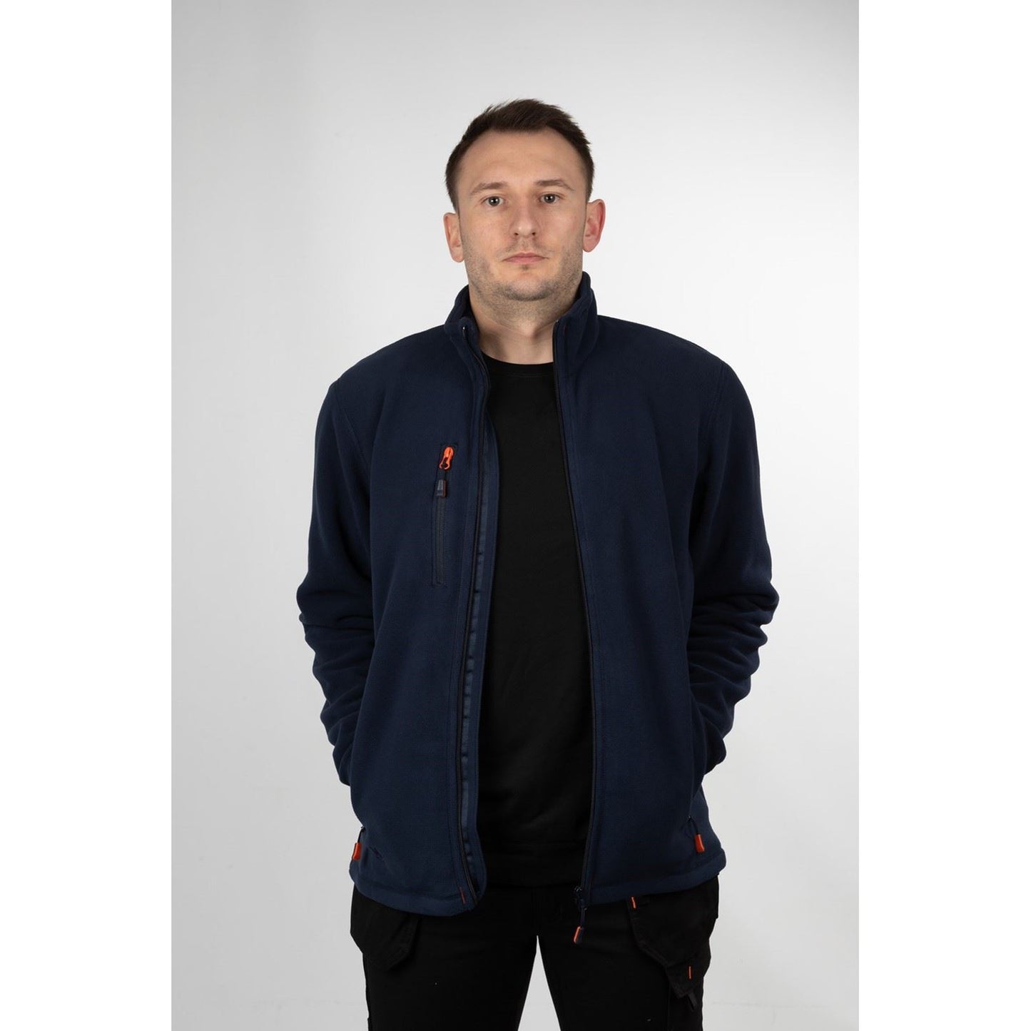 Helly Hansen Workwear Men's Oxford Fleece Jacket in Navy