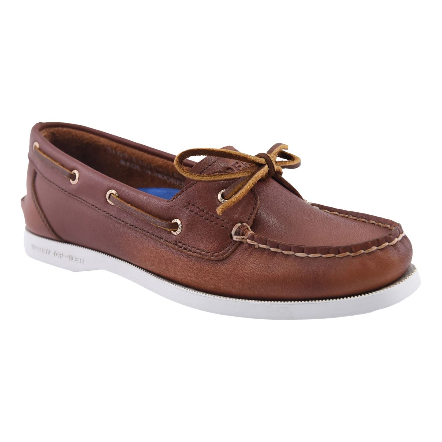 Sperry Authentic 1 Eye Leather Women's Brown Boat Shoes