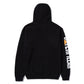 Caterpillar Men's Trademark Banner Hooded Sweatshirt in Black