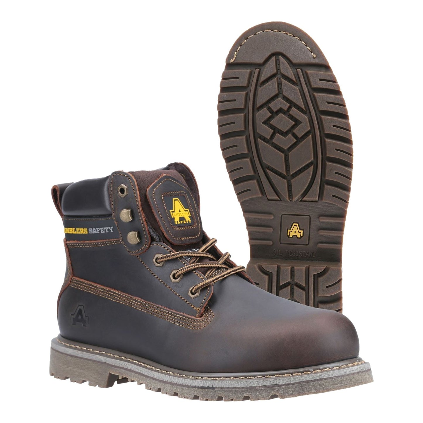Amblers Safety Unisex FS164 Industrial Safety Boot in Brown