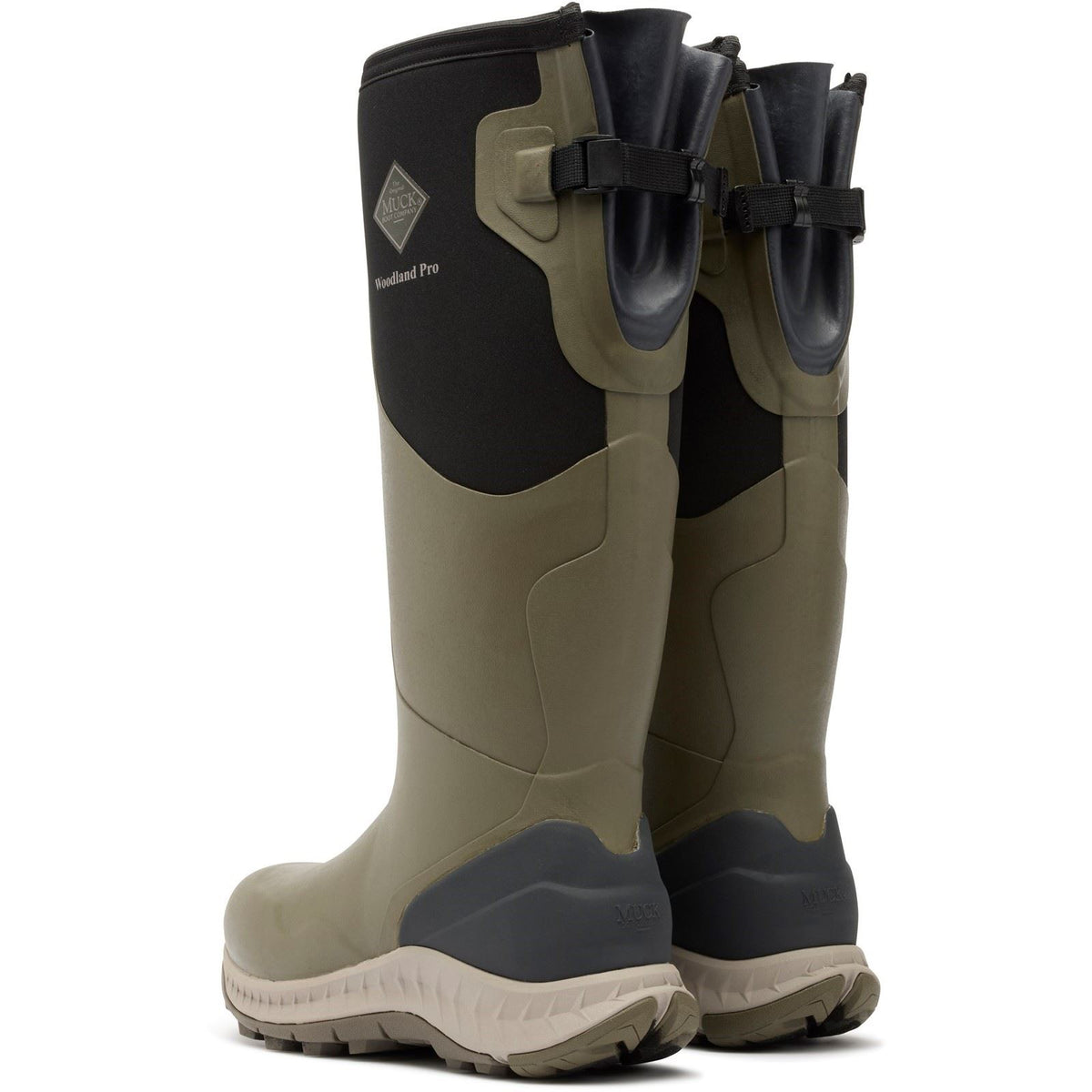 Muck Boots Woodland Pro Rubber Men's OLIVE Wellington Boots