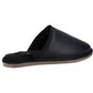 Hush Puppies Men's Coady Leather Slipper in Black