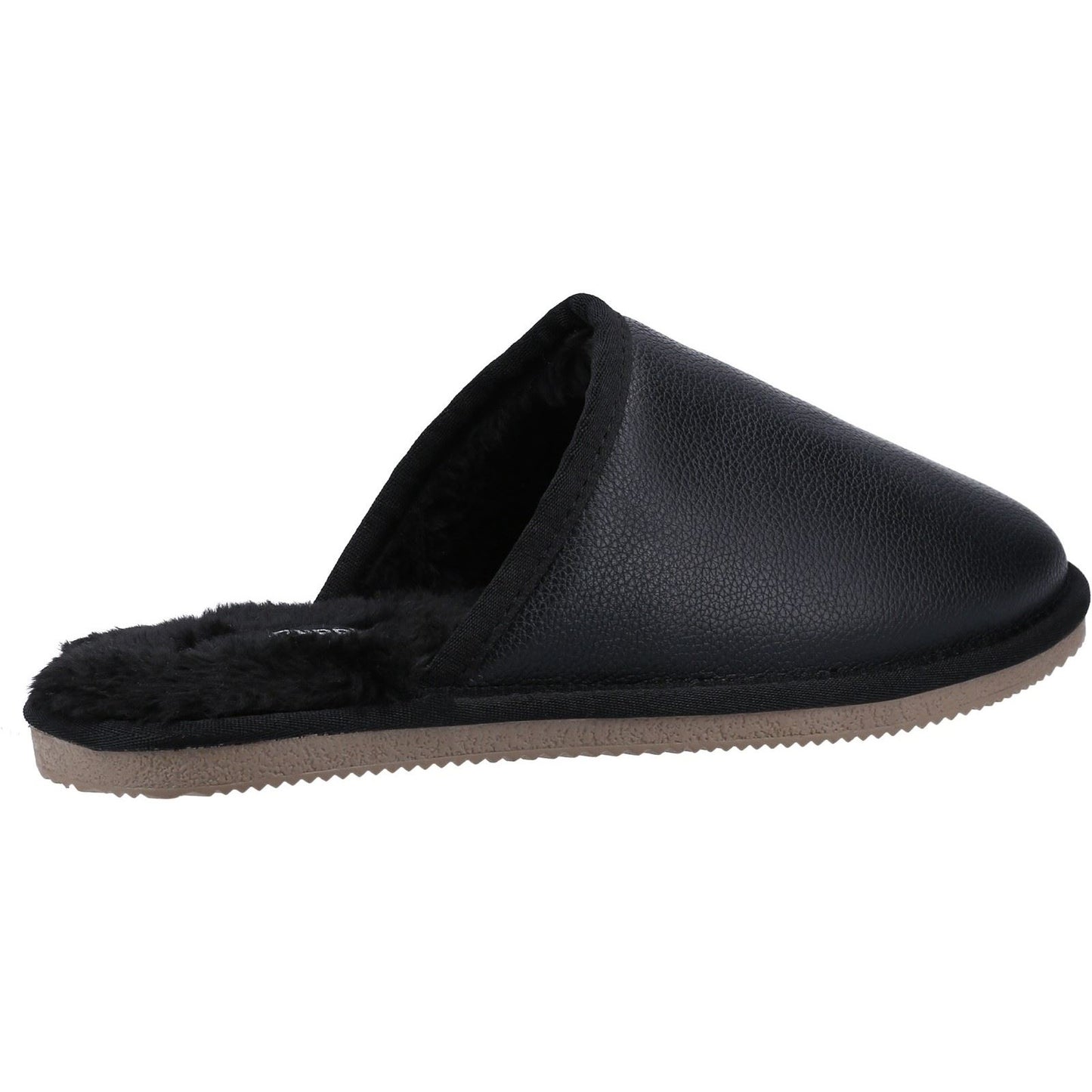 Hush Puppies Men's Coady Leather Slipper in Black