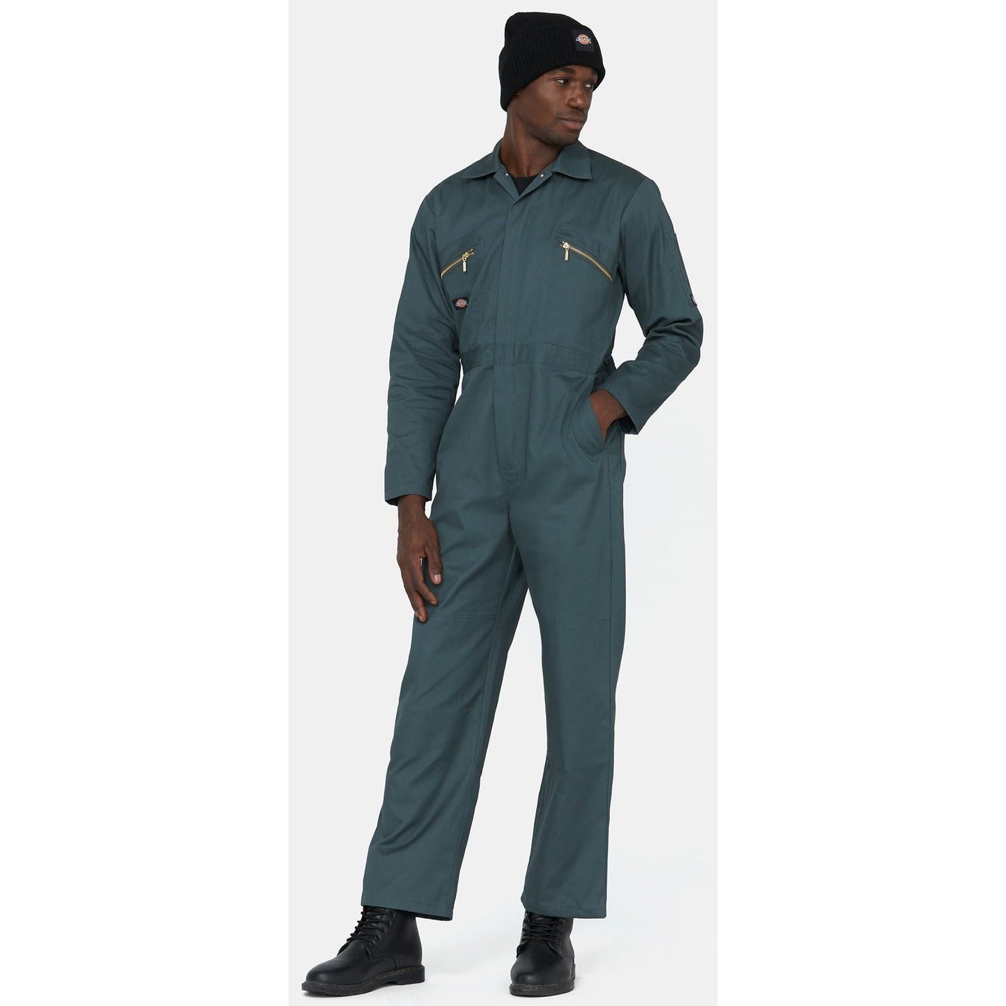 Dickies Men's Redhawk Coverall in Rain Forest