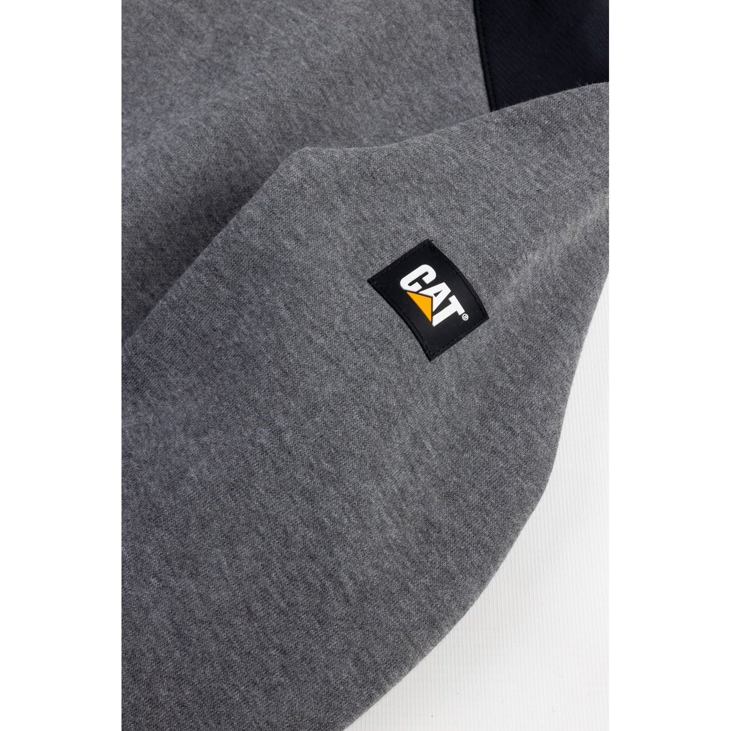 Caterpillar Men's Essentials Hooded Sweatshirt in Dark Heather Grey