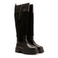 Osprey London The Bramble Tall Leather Women's Black Boots