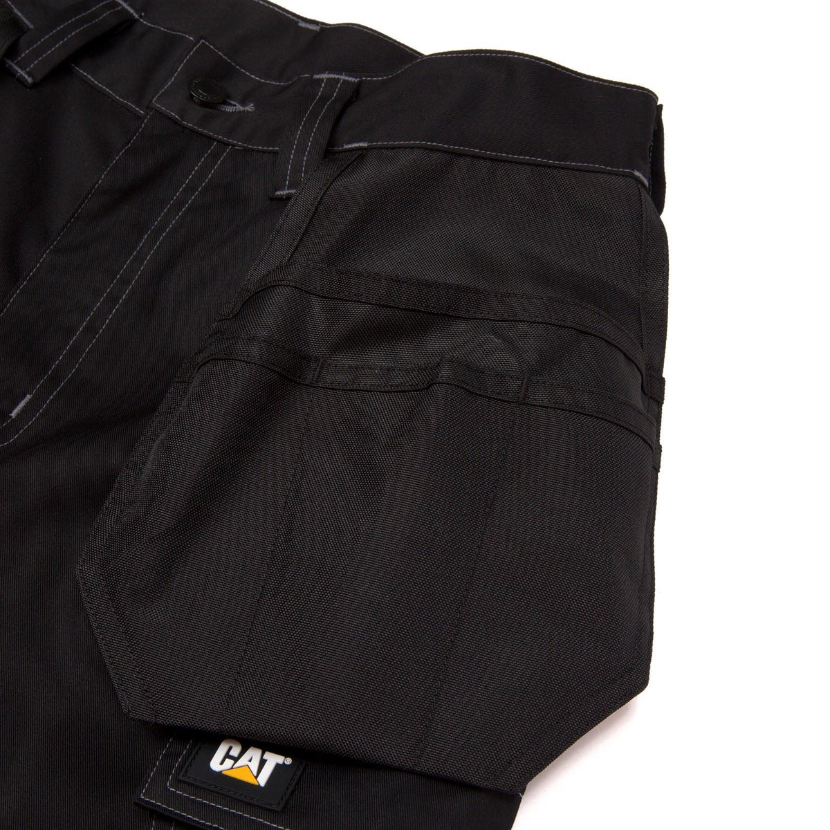 Caterpillar Essential Knee Pocket Stretch Holster Polyester Men's Black Outdoor Trousers
