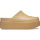 Crocs Women's Dylan Platform Clog in Wheat