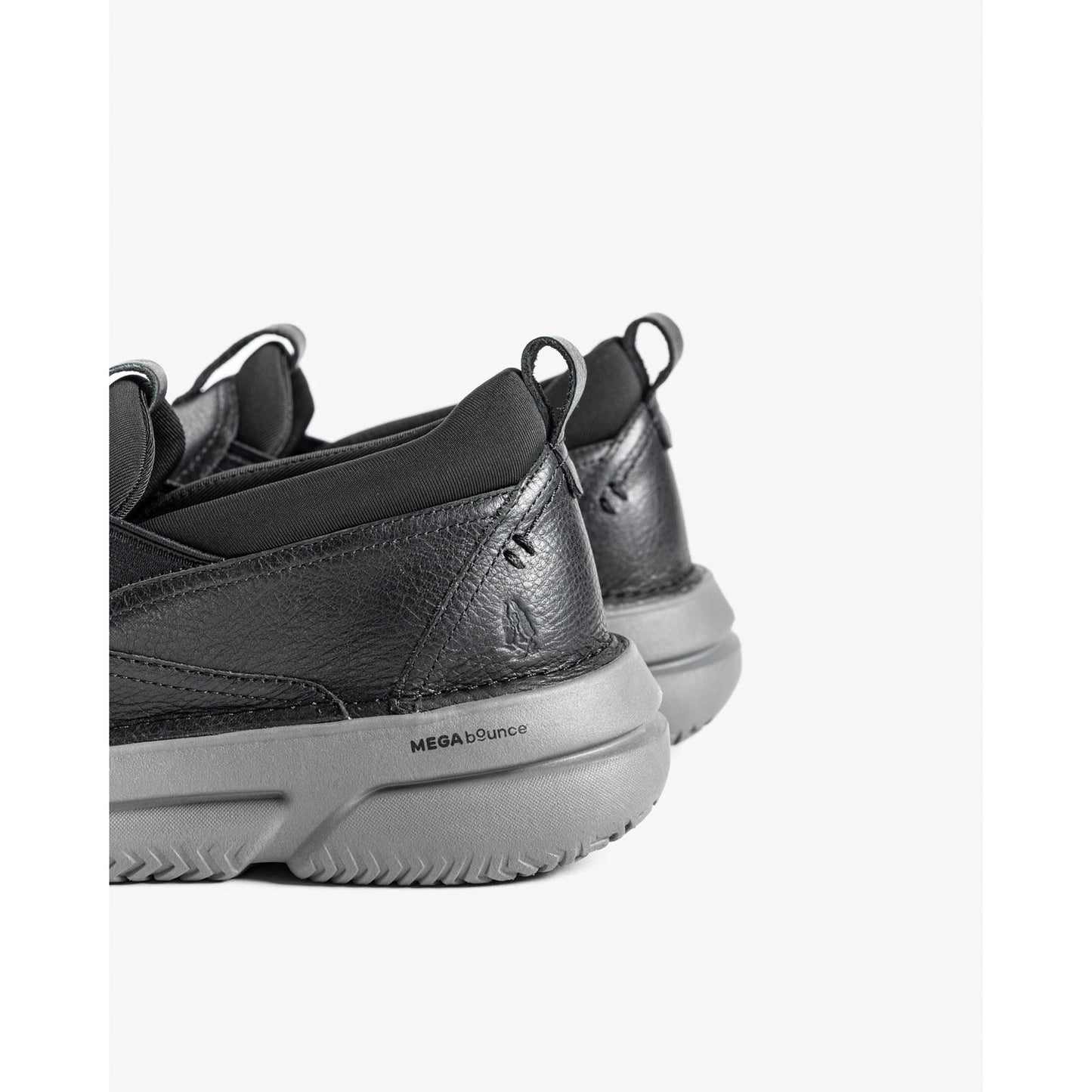 Hush Puppies Baylor Leather Men's Black Trainers
