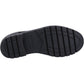 Hush Puppies Jayne Lace Up Leather Youth Black Lace-Up Shoes