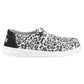 HEYDUDE Women's Wendy Leopard Shoe in Black/Grey