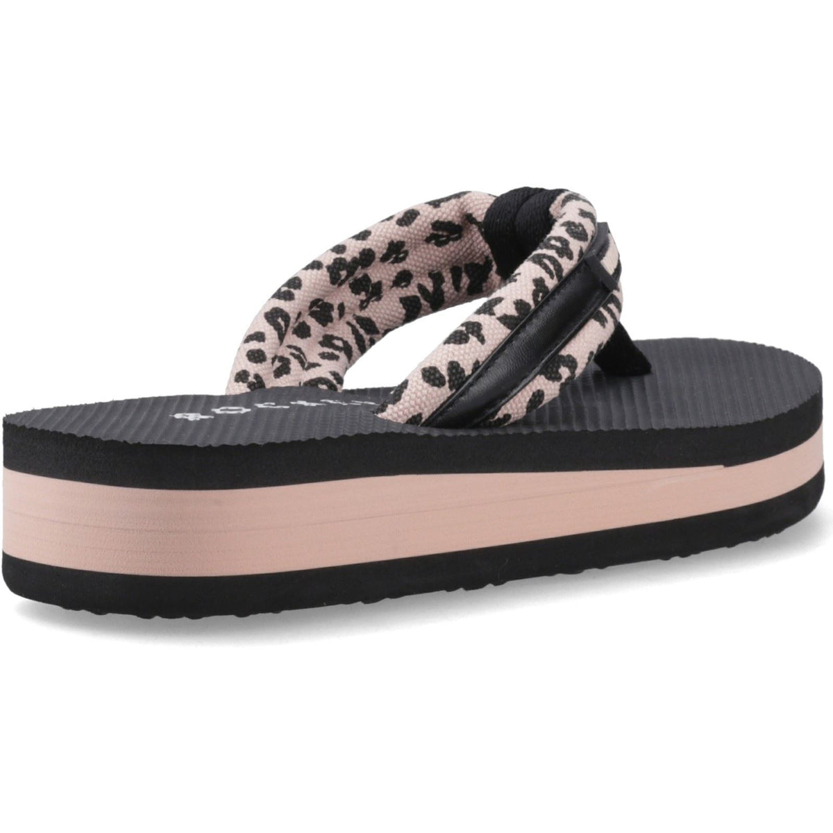 Rocket Dog Monica Leon Leopard Textile Women's Light Pink Sandals