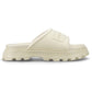 Hunter Moulded Stacked Slider Polyester Women's Gravel Slides