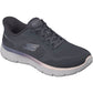Skechers GO WALK Flex Azriel Textile Women's Charcoal Textile/Trim Trainers