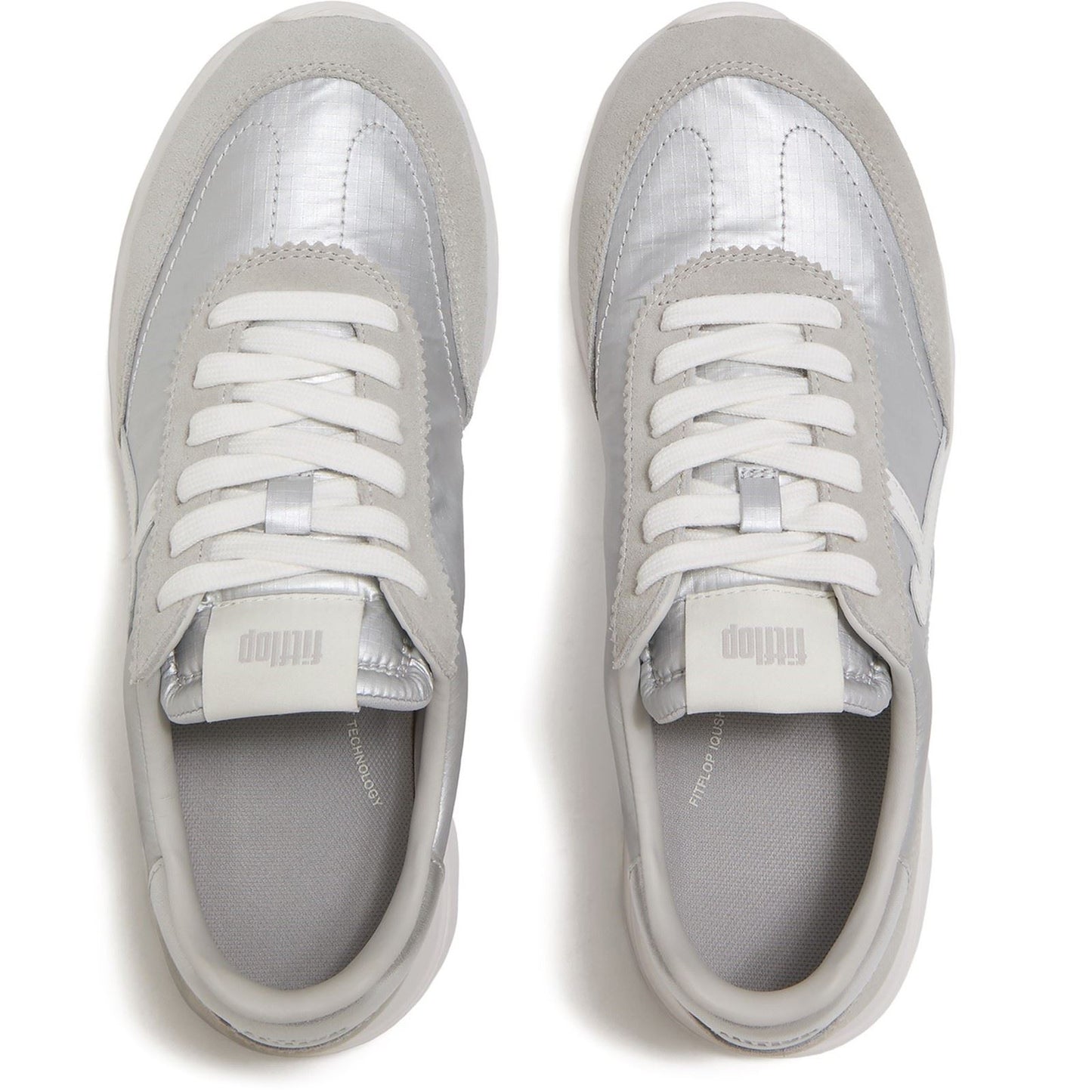 Fitflop(GARD) (18713291) (18713291) (44311-83053) WHITE RETRO-Q FF SNEAKER WHITE size 4