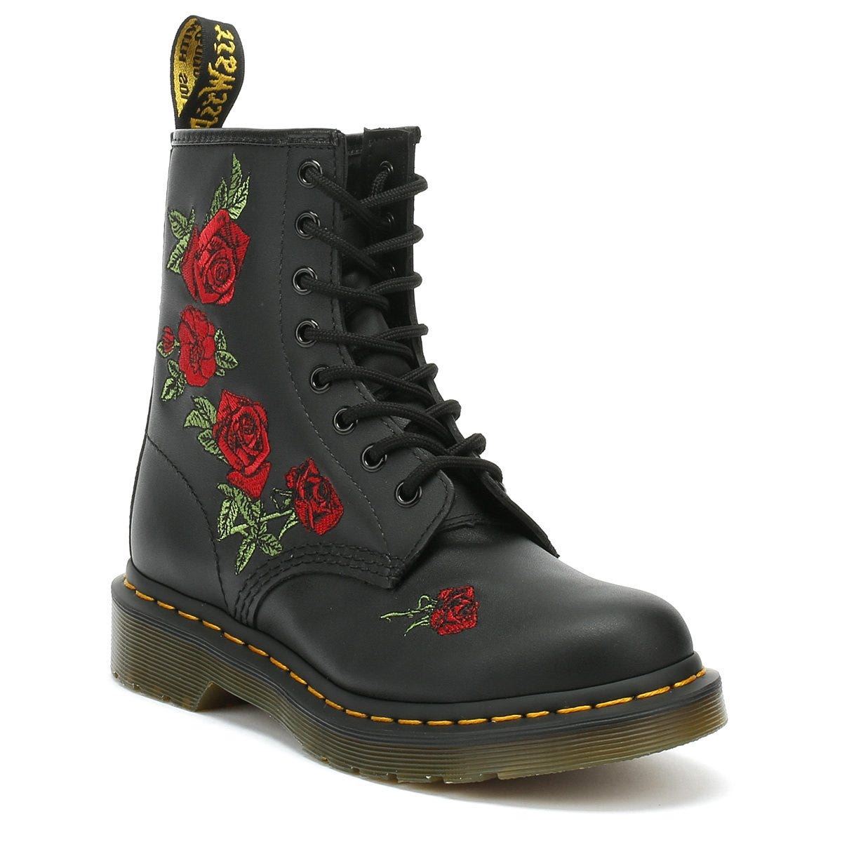 Dr. Martens - 24722001 WOMENS 1460 VONDA SOFTY T BLACK FLORAL