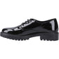 Hush Puppies Aubrey Leather Black Derby Shoes