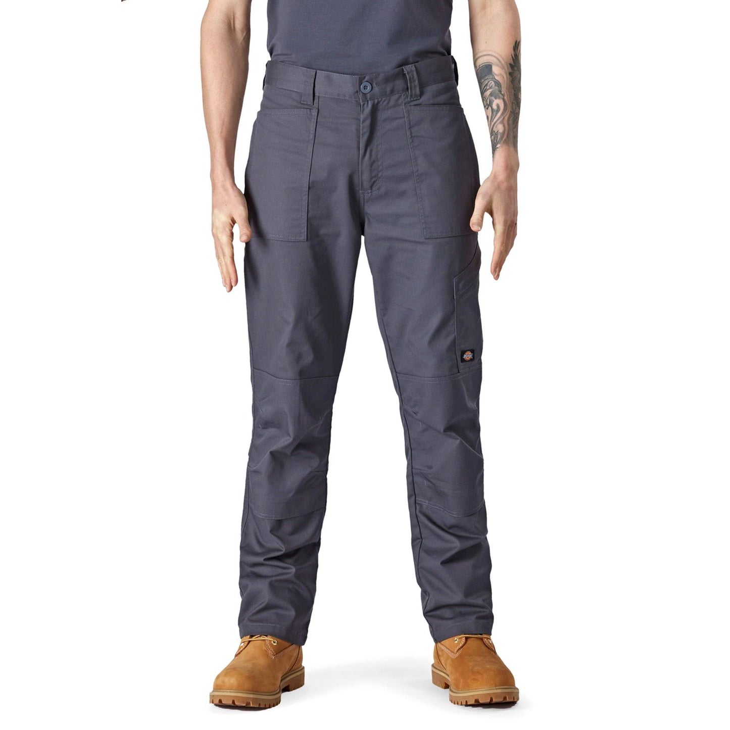 Dickies Action Flex Polyester Men's Grey Outdoor Trousers