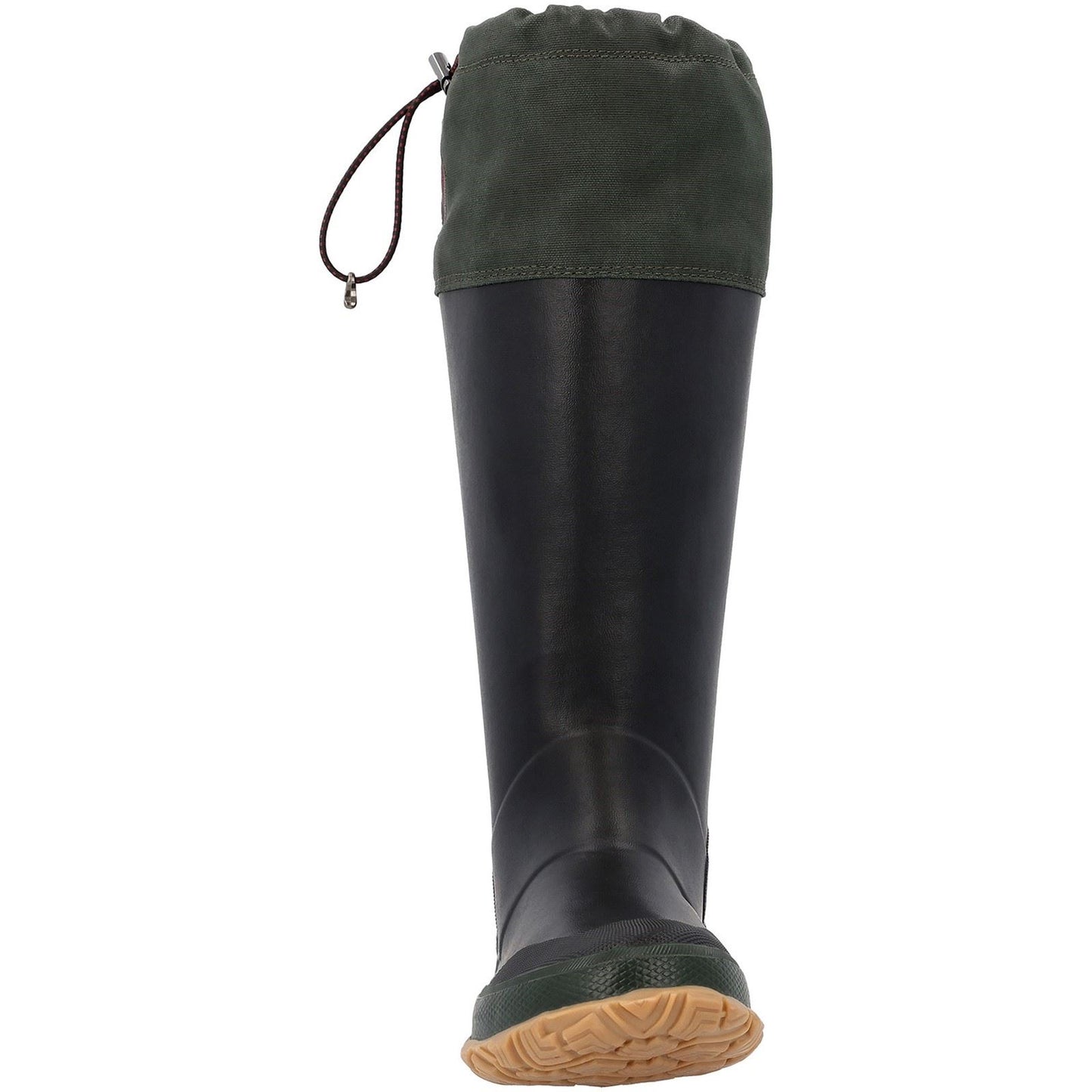 Muck Boots Unisex Forager Wellingtons in Black/Moss Green