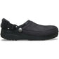 Crocs Classic Crafted Vegan Textile Blend Women's Black Clogs