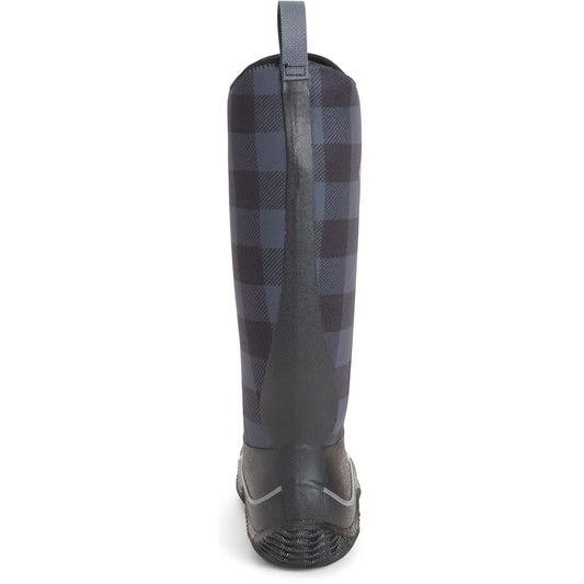 Muck Boots Women's Hale Wellington in Black/Grey Plaid