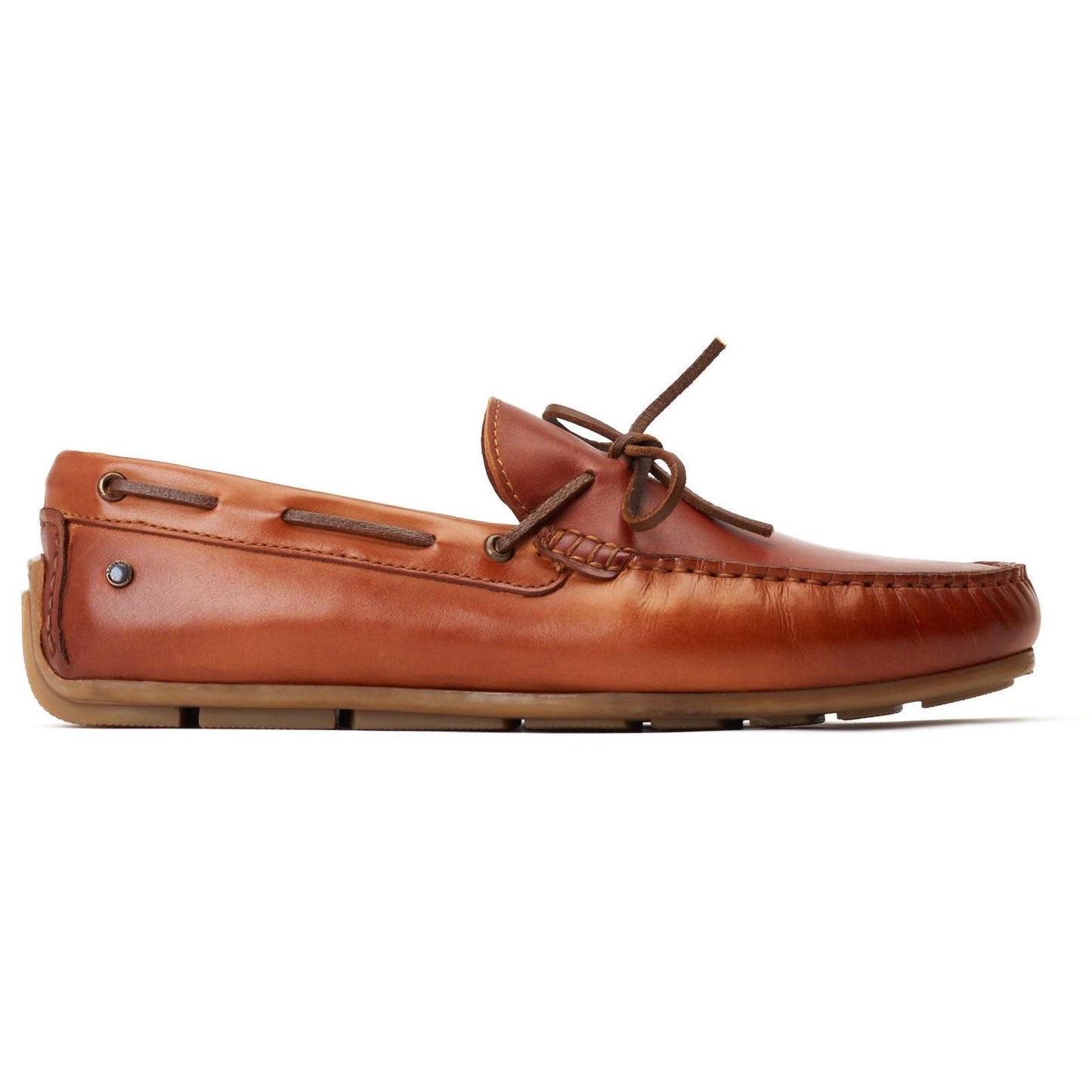 Base London Men's Brooks Driver Shoe in Burnt Tan