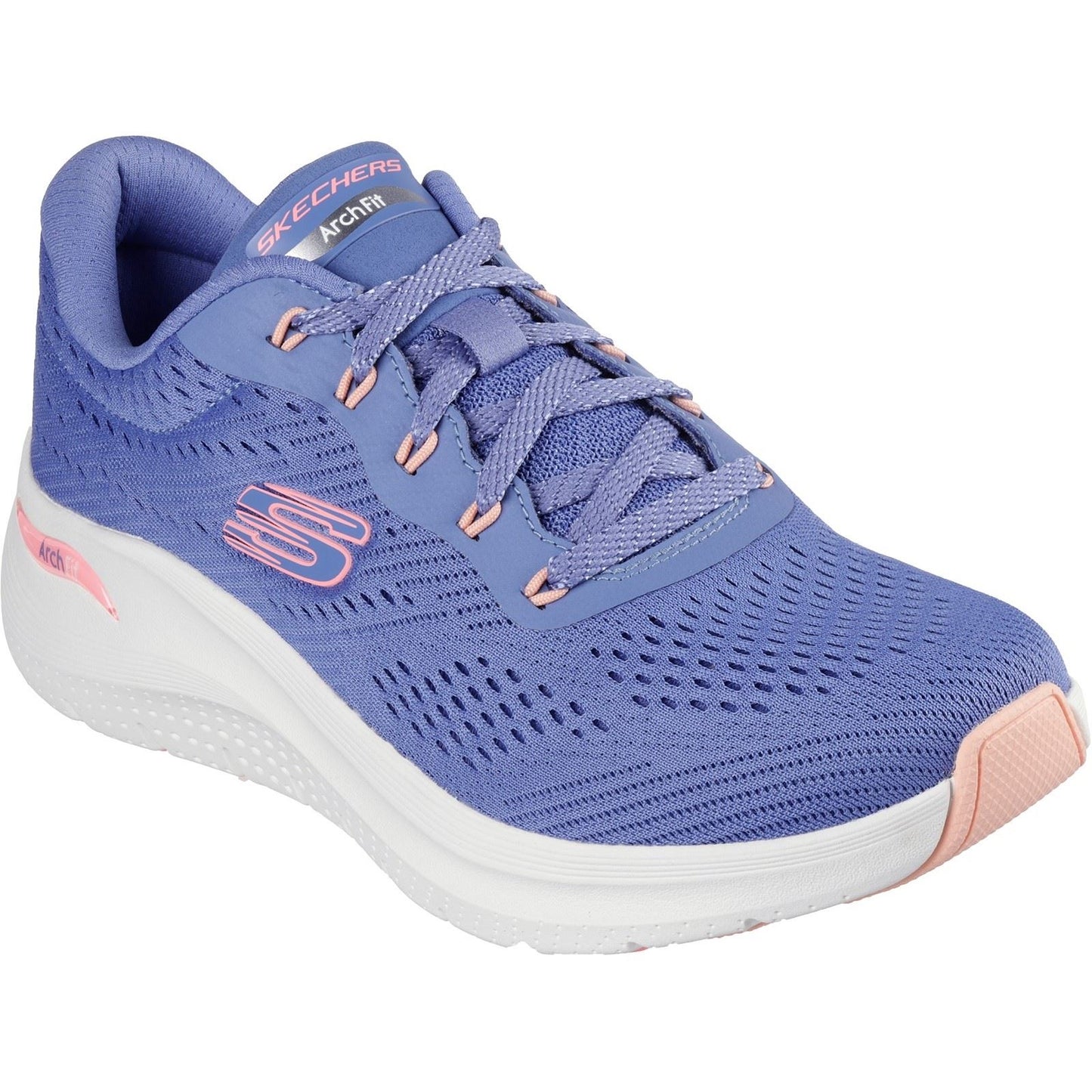 Skechers Women's Arch Fit 2.0 - Big League Trainers in Blue/Pink