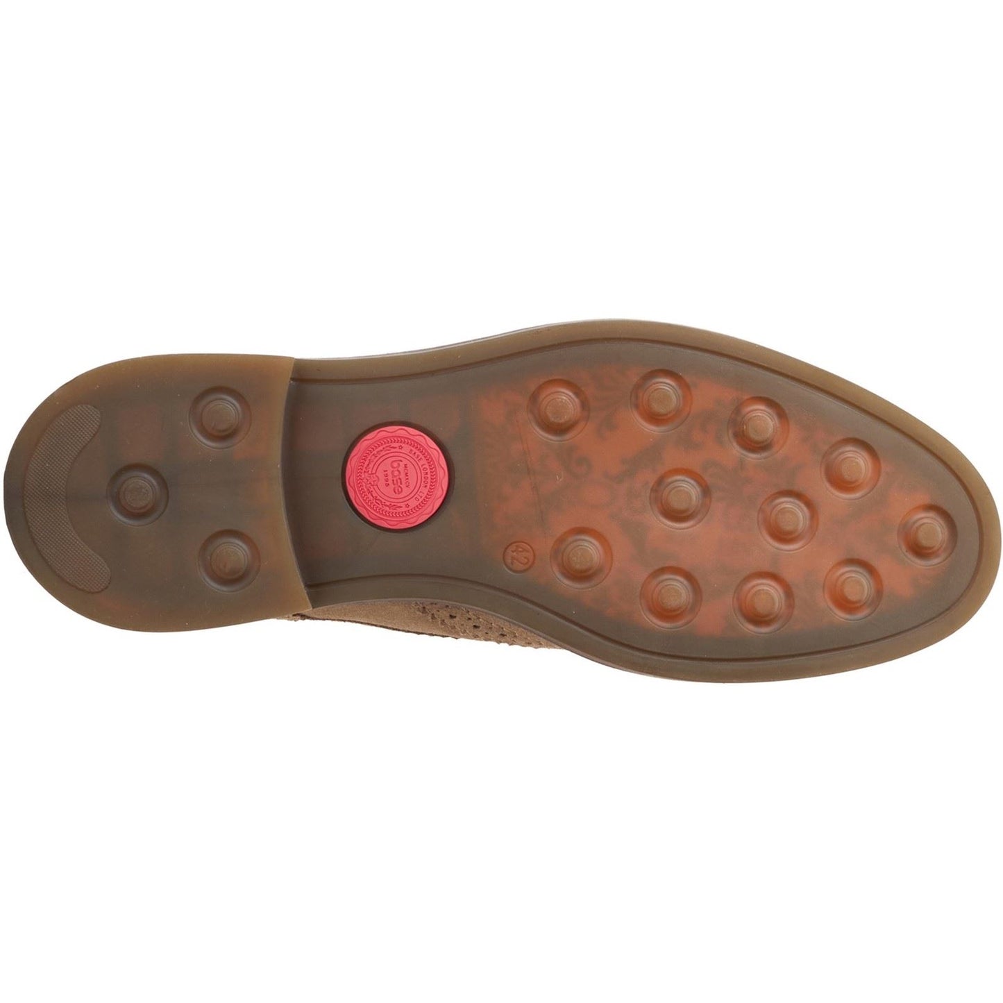 Base London Men's Hatfield Brogue Shoe in Sand