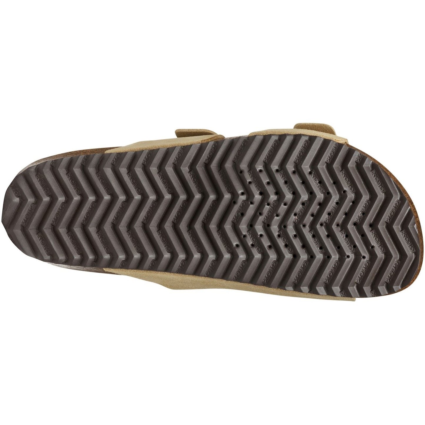 Geox D BRIONIA H Leather Women's Light Taupe Sandals