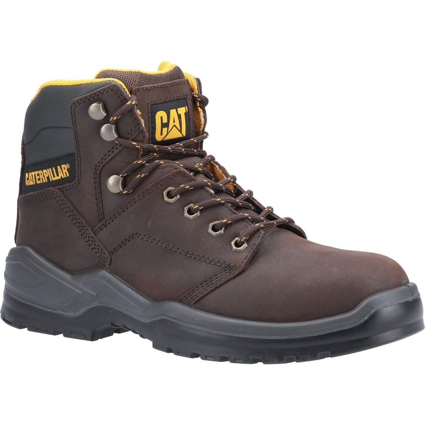 Caterpillar Men's Striver Injected Safety Boot in Brown