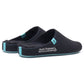 Hush Puppies The Good Polyester Men's Black Turquoise Slippers