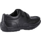 Hush Puppies Maddox Leather Boy's Black Moccasins Shoes