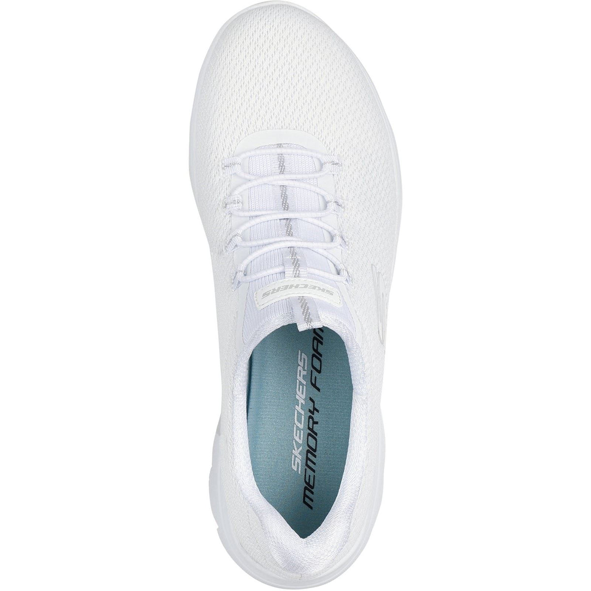 Skechers Summits Summer Blush Textile Women's White Trainers