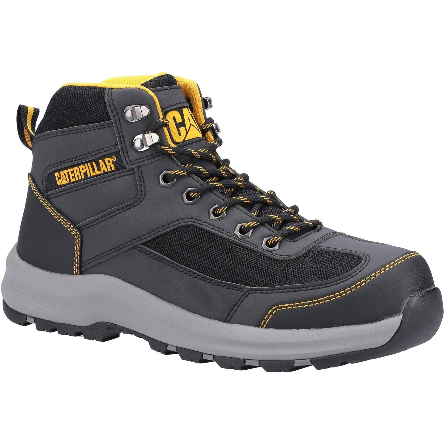 Caterpillar Men's Elmore Mid Safety Hiker in Grey