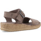 Hush Puppies Ellie Leather Women's Fossil Sandals