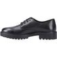 Hush Puppies Aubrey Lace Up Leather Youth Black Derby Shoes